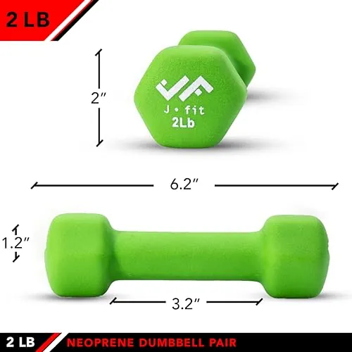 JFIT Neoprene Dumbbells Review: Home Gym Hand Weights image 2
