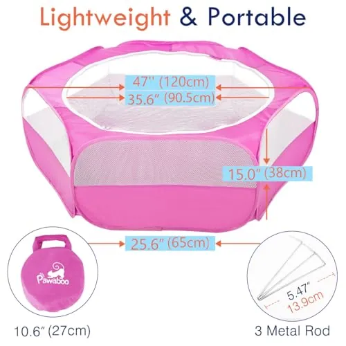 Pawaboo Small Animals Playpen Review: Portable Pet Pen image 7