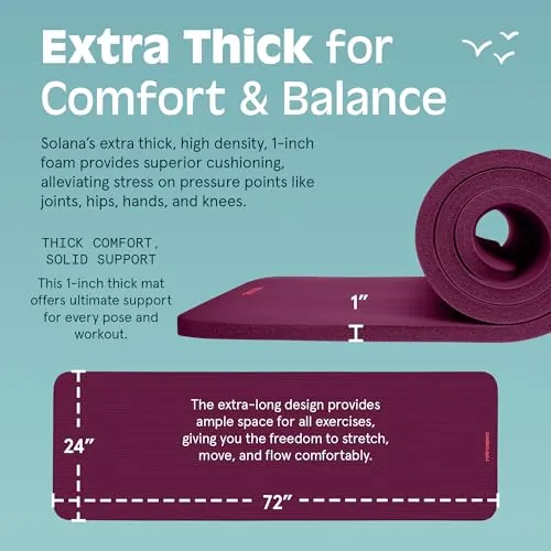 Retrospec Solana Yoga Mat Review: 1-Inch Exercise Mat image 3