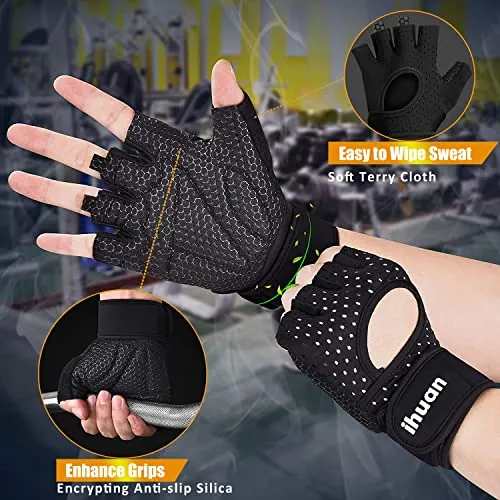 ihuan Workout Gloves Review: Fingerless Gym Grip Analysis image 5