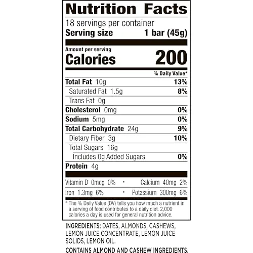 Larabar Lemon Bar Review: Vegan Fruit and Nut Snack Bar image 2