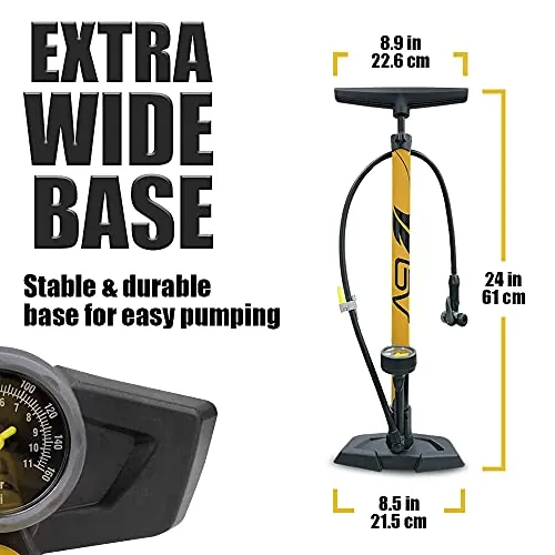 BV Bicycle Pump Review: 160 PSI Bike Floor Pump image 2