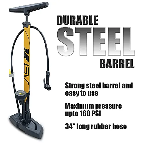 BV Bicycle Pump Review: 160 PSI Bike Floor Pump image 3