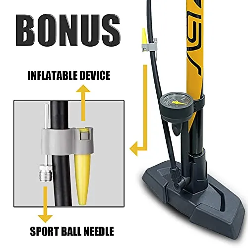 BV Bicycle Pump Review: 160 PSI Bike Floor Pump image 4
