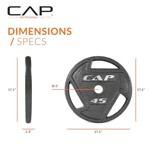 CAP Barbell Olympic Weight Plate Review image 4