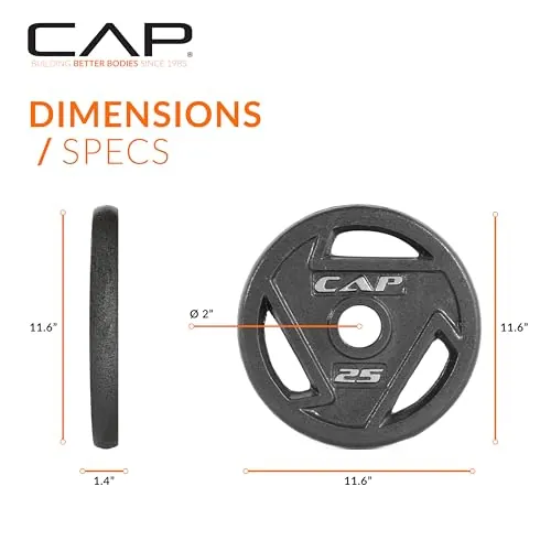 CAP Barbell 2-Inch Olympic Weight Plate Review image 4