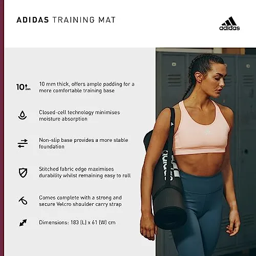 adidas 10mm Training Mat Review: Extra Thick Workout Mat image 2