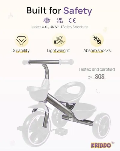 KRIDDO Tricycle Review: Toddler Trike Analysis image 4