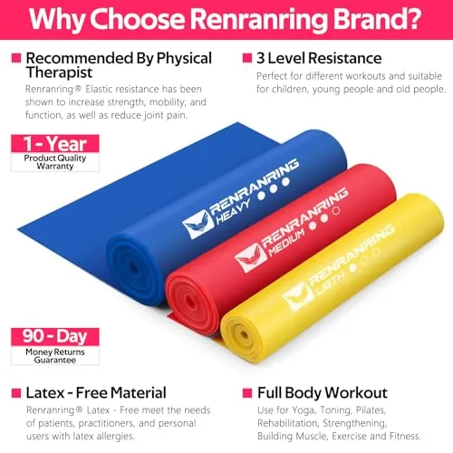 RENRANRING Resistance Bands Review: PT & Home Workout Set image 2
