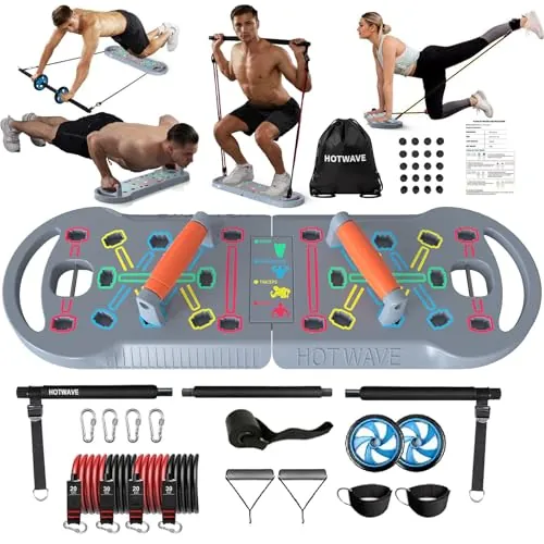 HOTWAVE Push Up Board Review: Portable Home Gym Kit