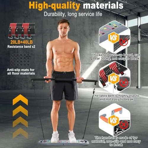 HOTWAVE Push Up Board Review: Portable Home Gym Kit image 3