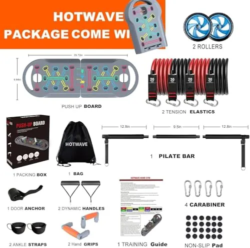 HOTWAVE Push Up Board Review: Portable Home Gym Kit image 5