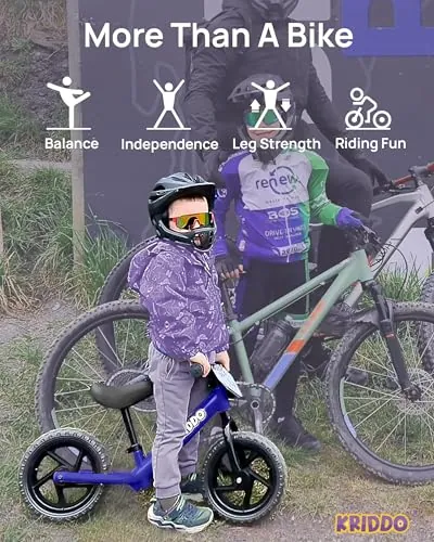 KRIDDO Toddler Balance Bike Review: 12-Inch Push Bike image 2