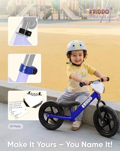 KRIDDO Toddler Balance Bike Review: 12-Inch Push Bike image 4