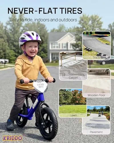 KRIDDO Toddler Balance Bike Review: 12-Inch Push Bike image 6