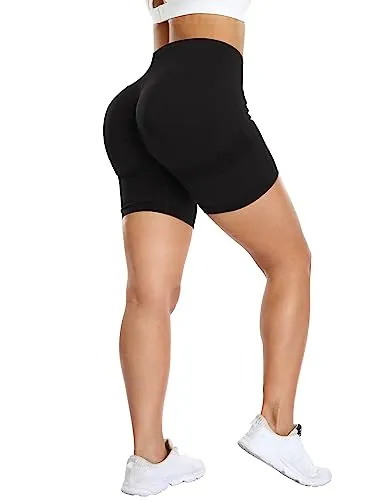 YEOREO High Waist Workout Shorts Review image 4
