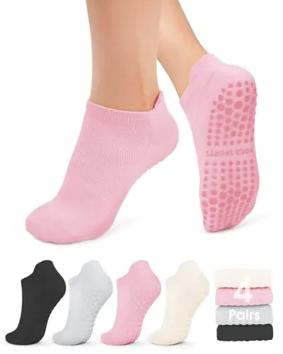yeuG Pilates Socks Review: Women's Non-Slip Grip Socks