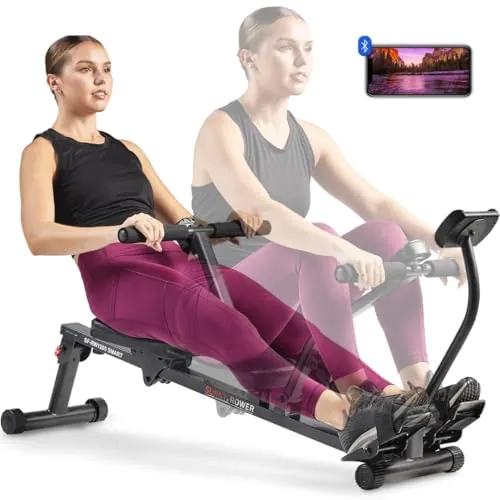 Sunny Health & Fitness Compact Rowing Machine R...
