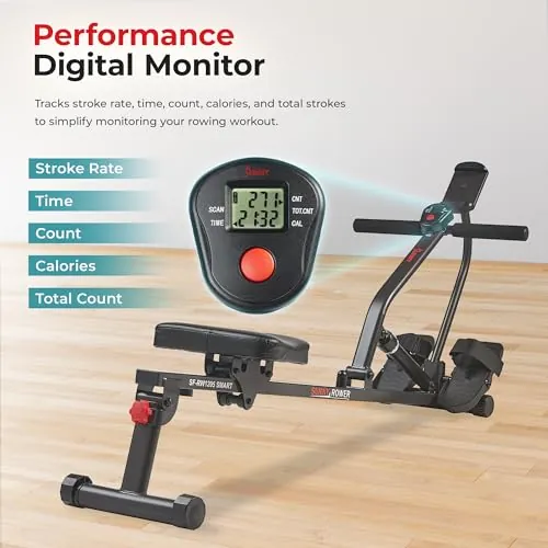 Sunny Health & Fitness Compact Rowing Machine Review image 4
