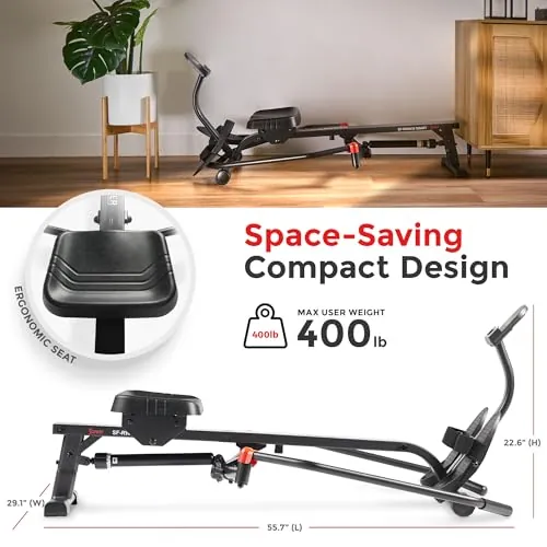 Sunny Health & Fitness Smart Compact 360 Rower Review image 4