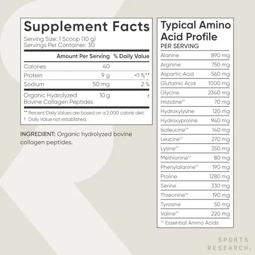 Sports Research Organic Collagen Peptides Review image 5