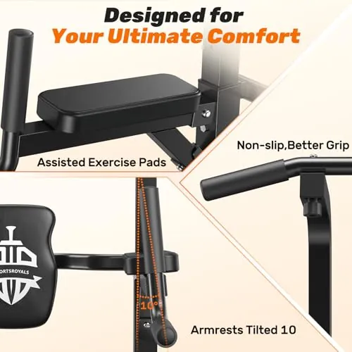 Sportsroyals Power Tower Review: Pull-Up Dip Station image 6