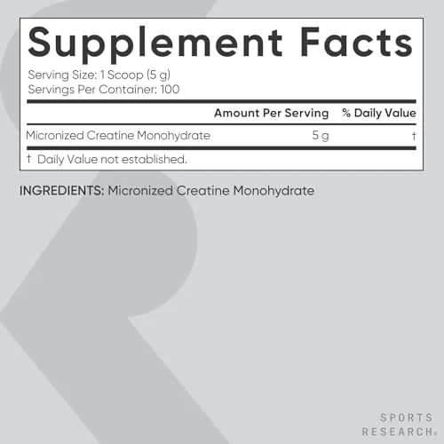 Sports Research Creatine Monohydrate Review image 5