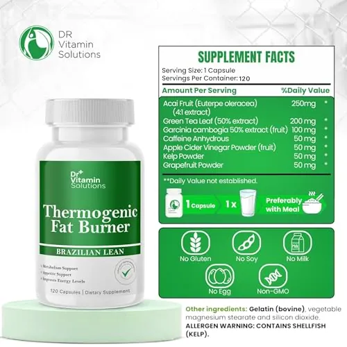 DR VITAMIN SOLUTIONS Thermogenic Fat Burner Review image 2