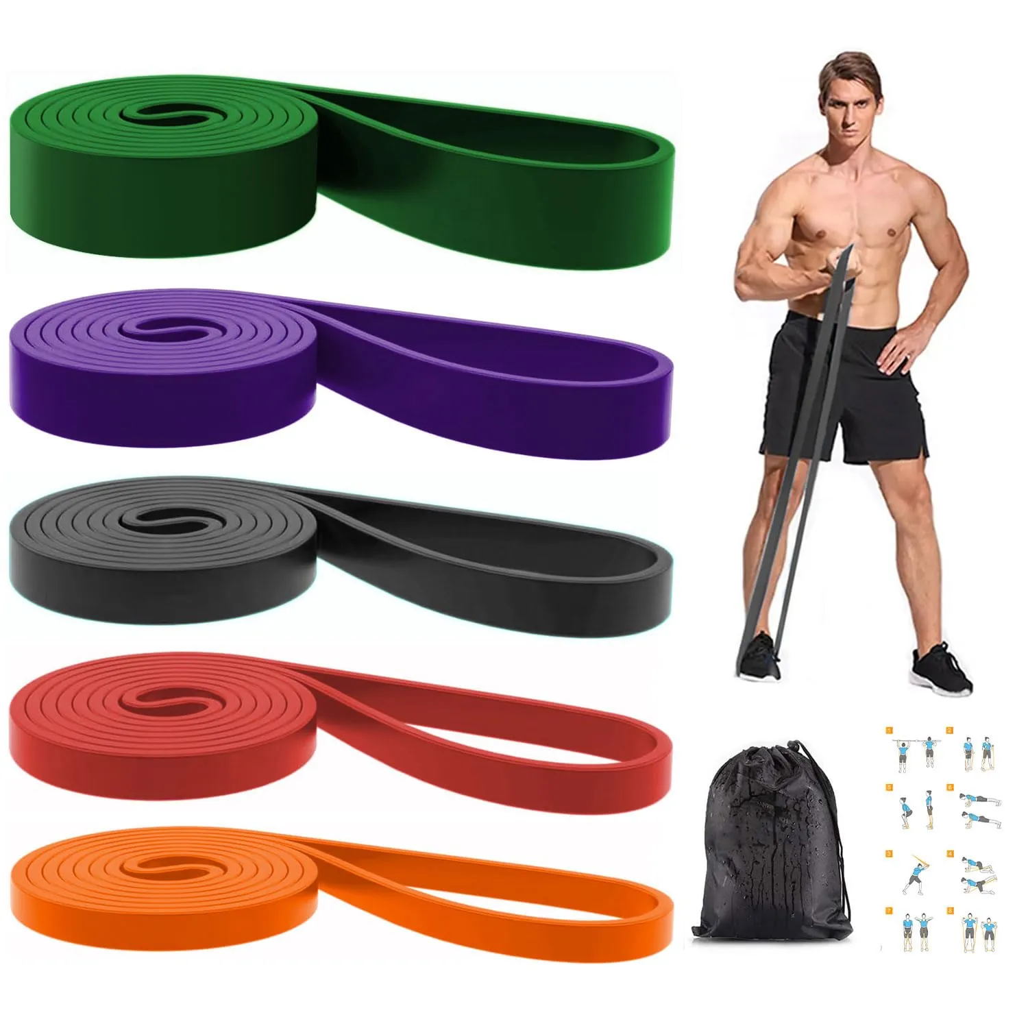 WSAKOUE Resistance Bands Review: Pull Up Band Set image 8