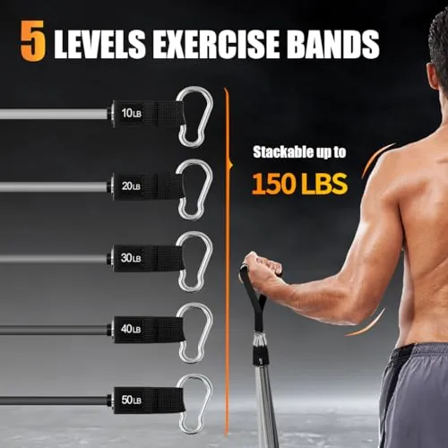 WHATAFIT Resistance Bands Set Review: Home Strength Training image 3