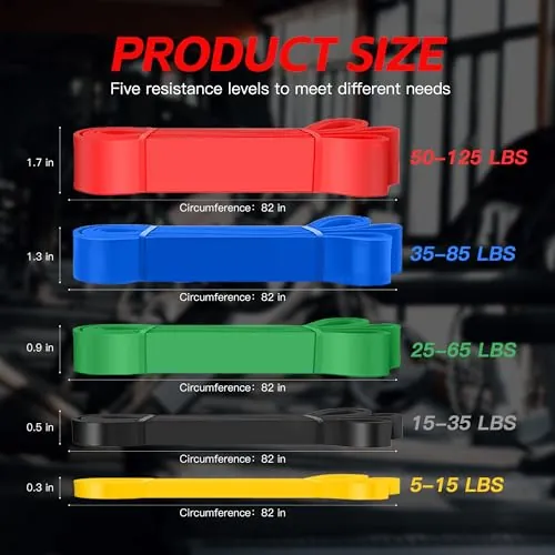 WSAKOUE Pull Up Bands Review: Resistance Band Set image 2