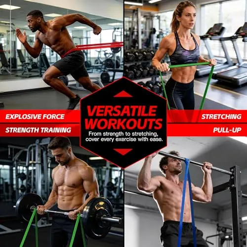 WSAKOUE Pull Up Bands Review: Resistance Band Set image 6