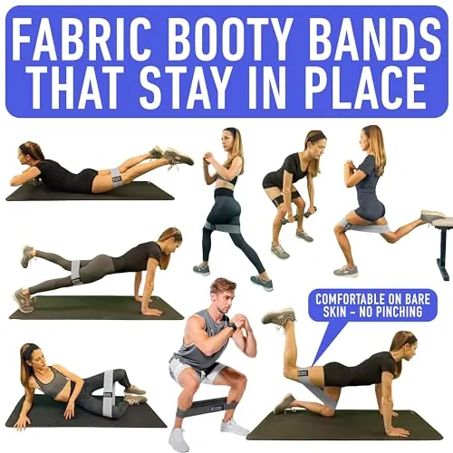 Vergali Resistance Bands Review: Fabric Booty Bands image 2