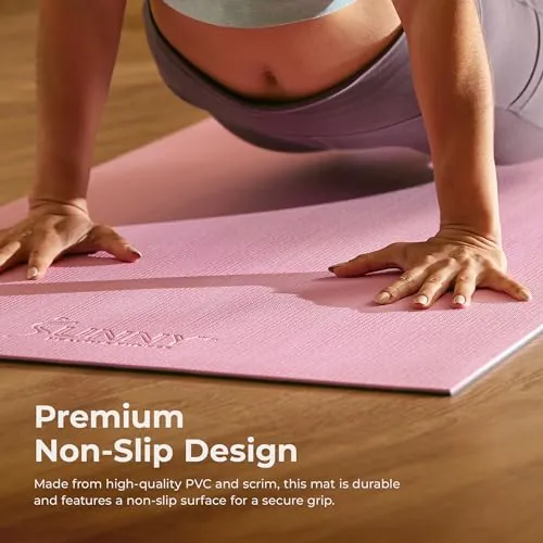 Sunny Health & Fitness Non-Slip Yoga Mat Review image 3
