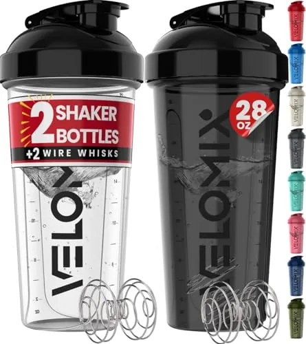 VELOMIX 28 oz Protein Shaker Bottles Review image 2