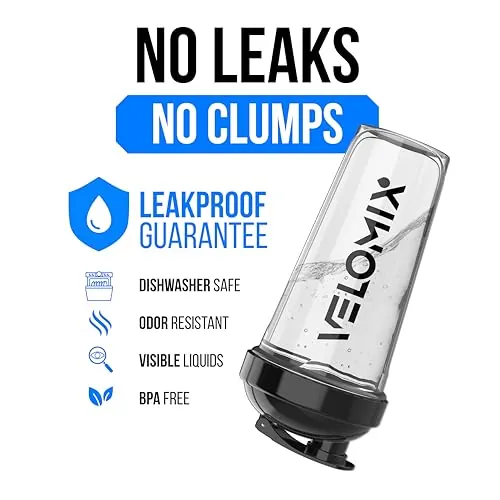 VELOMIX 28 oz Protein Shaker Bottles Review image 5