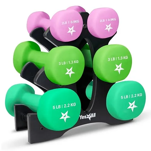 Yes4All Neoprene Dumbbell Review: Home Gym Hand Weights