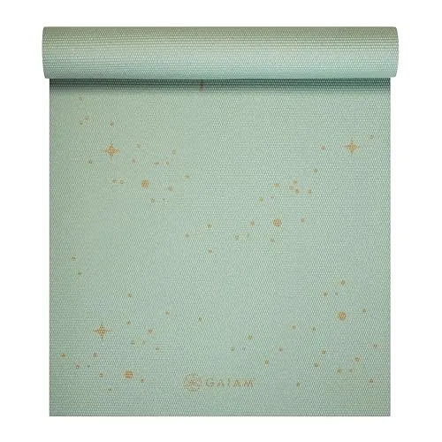 Gaiam Essentials 10mm Yoga & Pilates Mat vs. Ga...