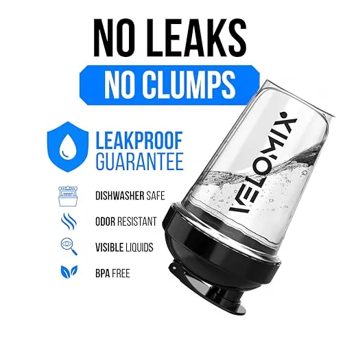 VELOMIX 20 oz Protein Shaker Bottles Review image 4