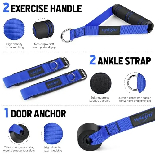 WALITO Resistance Bands Set Review: Home Workout Bands image 4