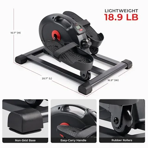 Sunny Health & Fitness Under Desk Elliptical Review image 6