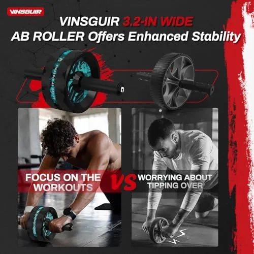 VINSGUIR Ab Roller Review: Dual-Wheel Core Trainer image 2