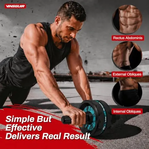 VINSGUIR Ab Roller Review: Dual-Wheel Core Trainer image 3