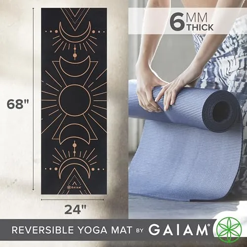 Gaiam Premium Print Reversible Yoga Mat Review image 4
