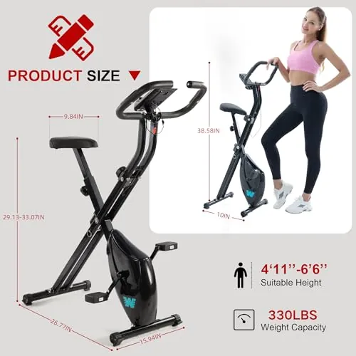 BARWING Foldable Exercise Bike Review image 5