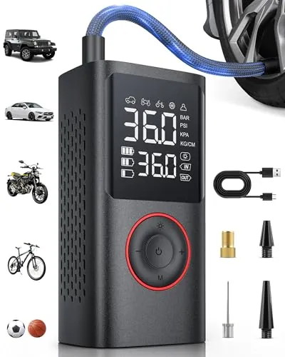 Powools Tire Inflator Review: Cordless 150 PSI Pump