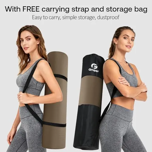 Gruper Yoga Mat Review: Extra Thick NBR Exercise Mat image 5