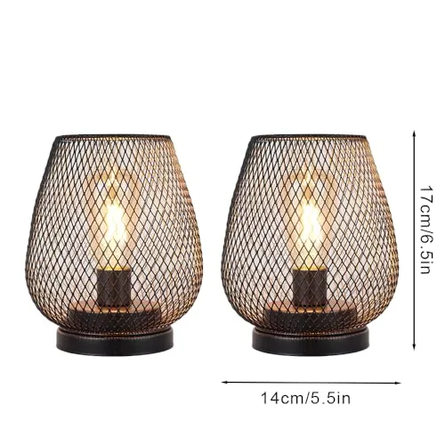 JHY DESIGN Metal Cage LED Lantern Set Review image 3