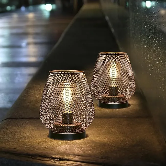 JHY DESIGN Metal Cage LED Lantern Set Review image 5