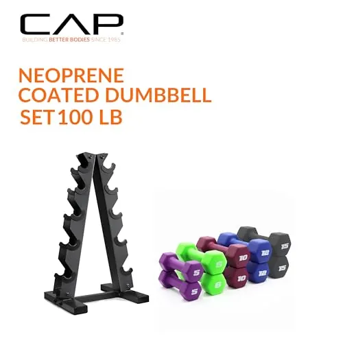 CAP Barbell Neoprene Dumbbell Set Review image 2